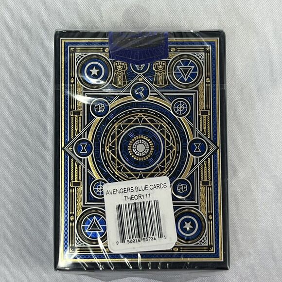 Theory 11 Marvel Avengers Blue Edition Playing Cards~Infinity Saga~Sealed~New!!! - Picture 2 of 2